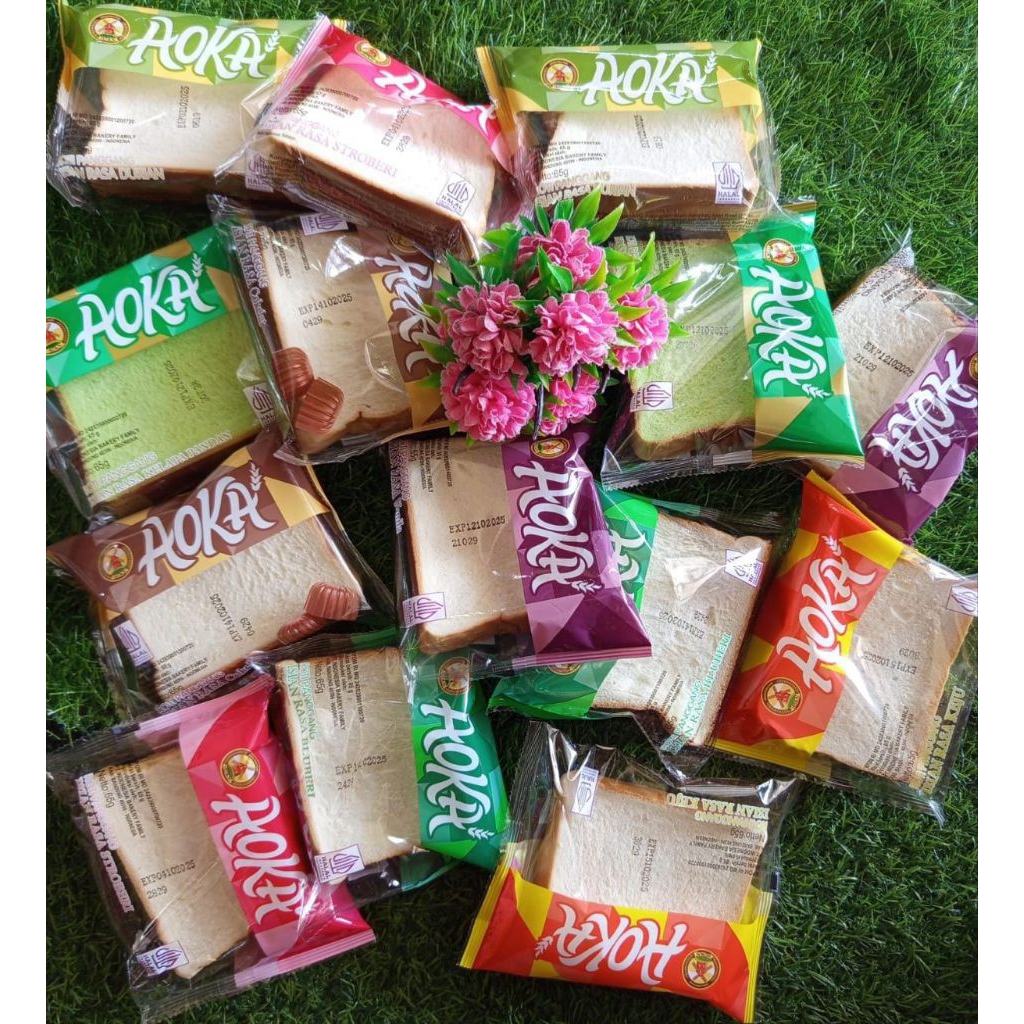 

AOKA Roti Panggang lembut | ROTI SANDWICH | kemasan 65 gr | ALL VARIAN