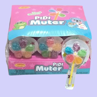 

Ranjani PIDI PUTER Permen Lunak Bentuk Kincir Angin Rasa Stroberi, Anggur, Jeruk, Apel & Blueberi 8gr [30 pcs/box]