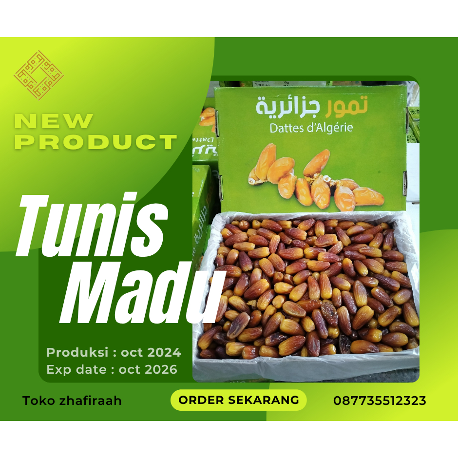 

Kurma Alger Madu Kemasan 5 kg