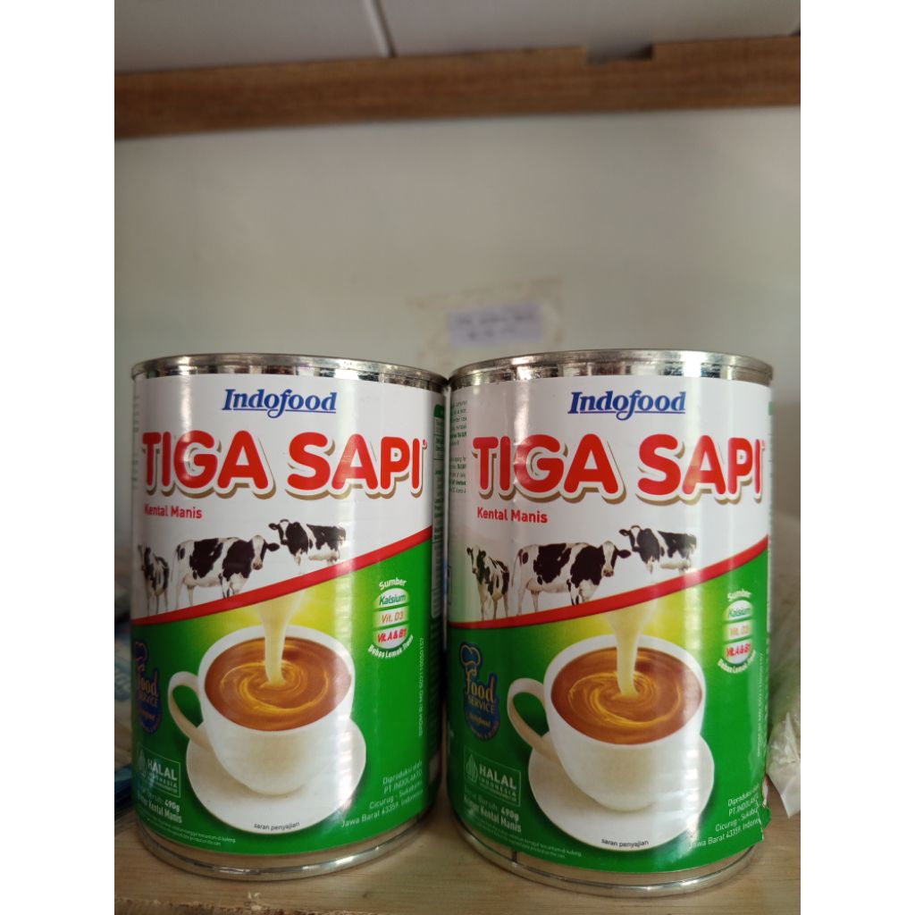 

SUSU KENTAL MANIS TIGA SAPI KALENG 490 GRAM