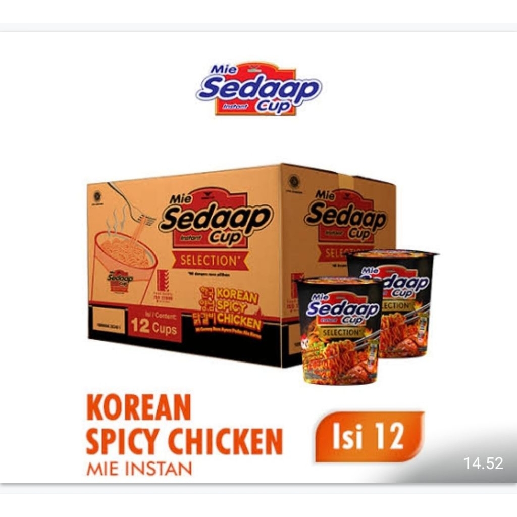 

Mie sedap Goreng cup isi 12pcs dus