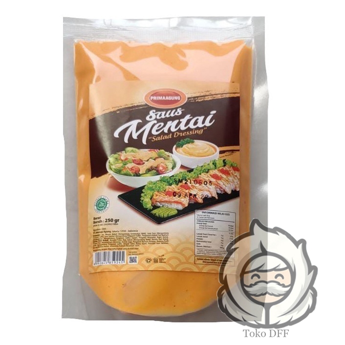 

Prima Agung Saus Mentai Dressing 500 gr 1 kg High Quality Halal