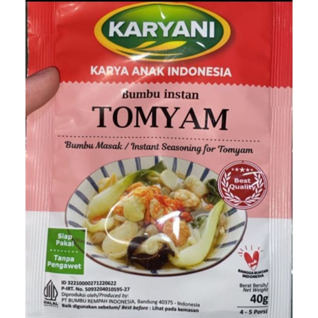 

Bumbu instan tomyam karyani