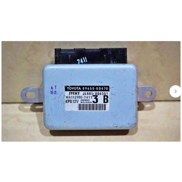 COMPUTER KOMPUTER MODUL EPS ENING POWER STEERING MATIC AUTOMATIC AT TOYOTA YARIS NEW VIOS LIMO 89650