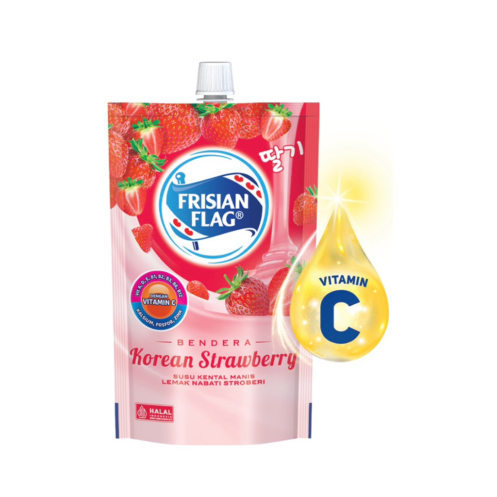 

FRISIAN FLAG Kental Manis Korean Strawberry 260 g