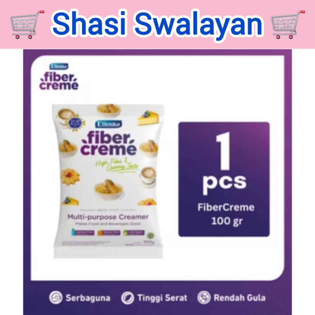 

Ellenka Fiber Creme Krimer Serbaguna Sachet 100 gram