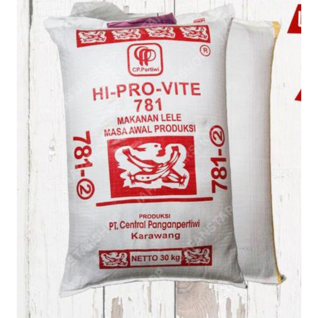 [INSTAN] HI PRO VITE 781-2 Pakan Pelet Ikan Sekarung 30 kg
