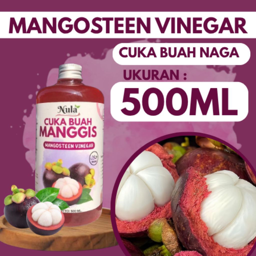 

cuka manggis 500ml ~ mangosteen vinegar ~ sehat dengan alami