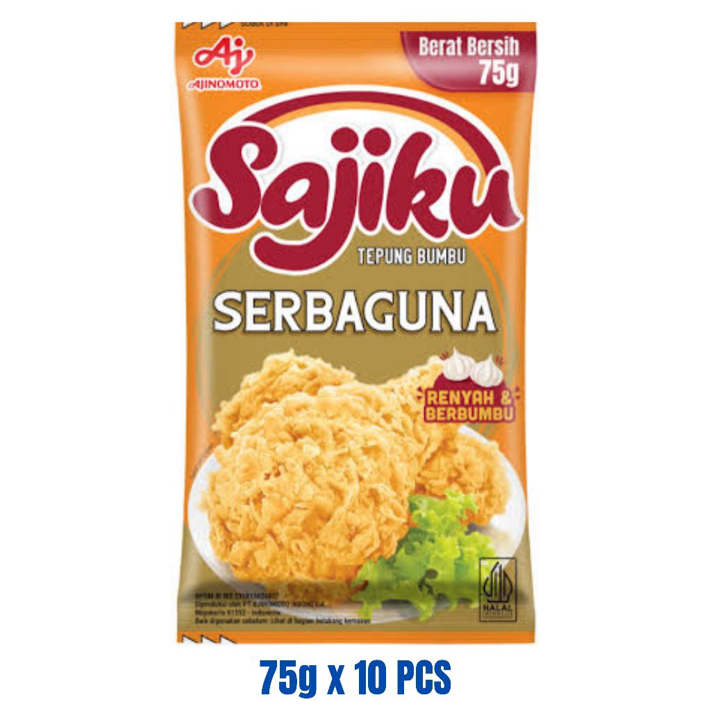 

Sajiku Tepung Serbaguna 75g x 10 Pcs