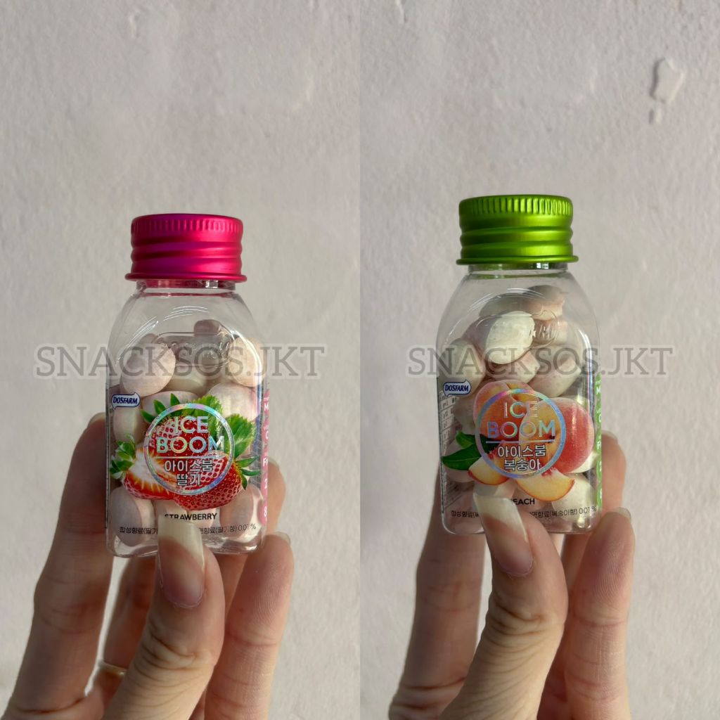 

ICE BOOM MINT CANDY PERMEN PEACH / STRAWBERRY 22g