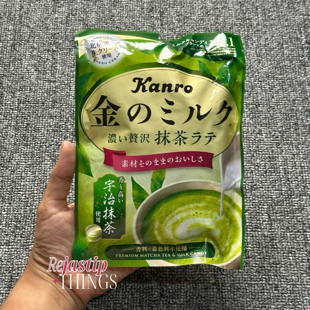 

[READY] Kanro Premium Hokkaido Milk Candy Matcha Latte Original Japan | Permen Jepang