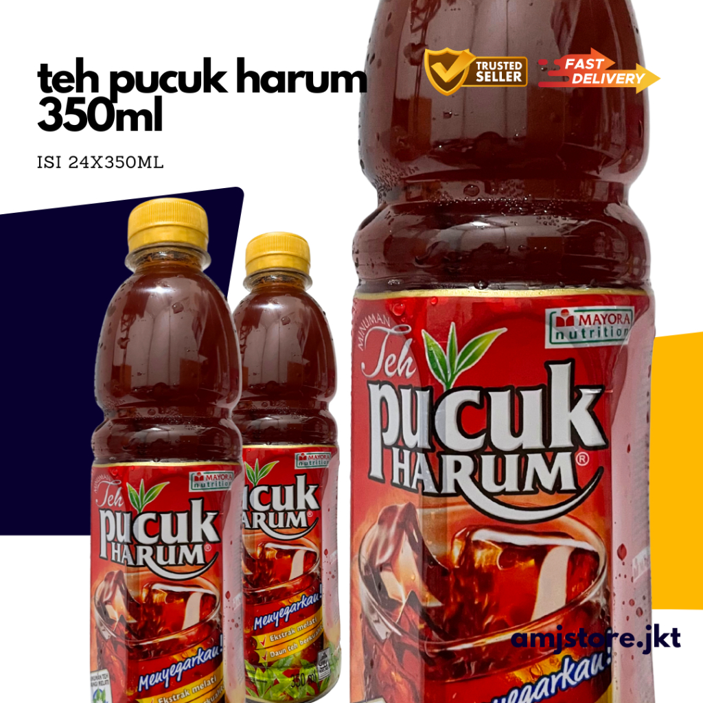 

Mayora Teh Pucuk Harum 350 ml 1 Dus isi 24