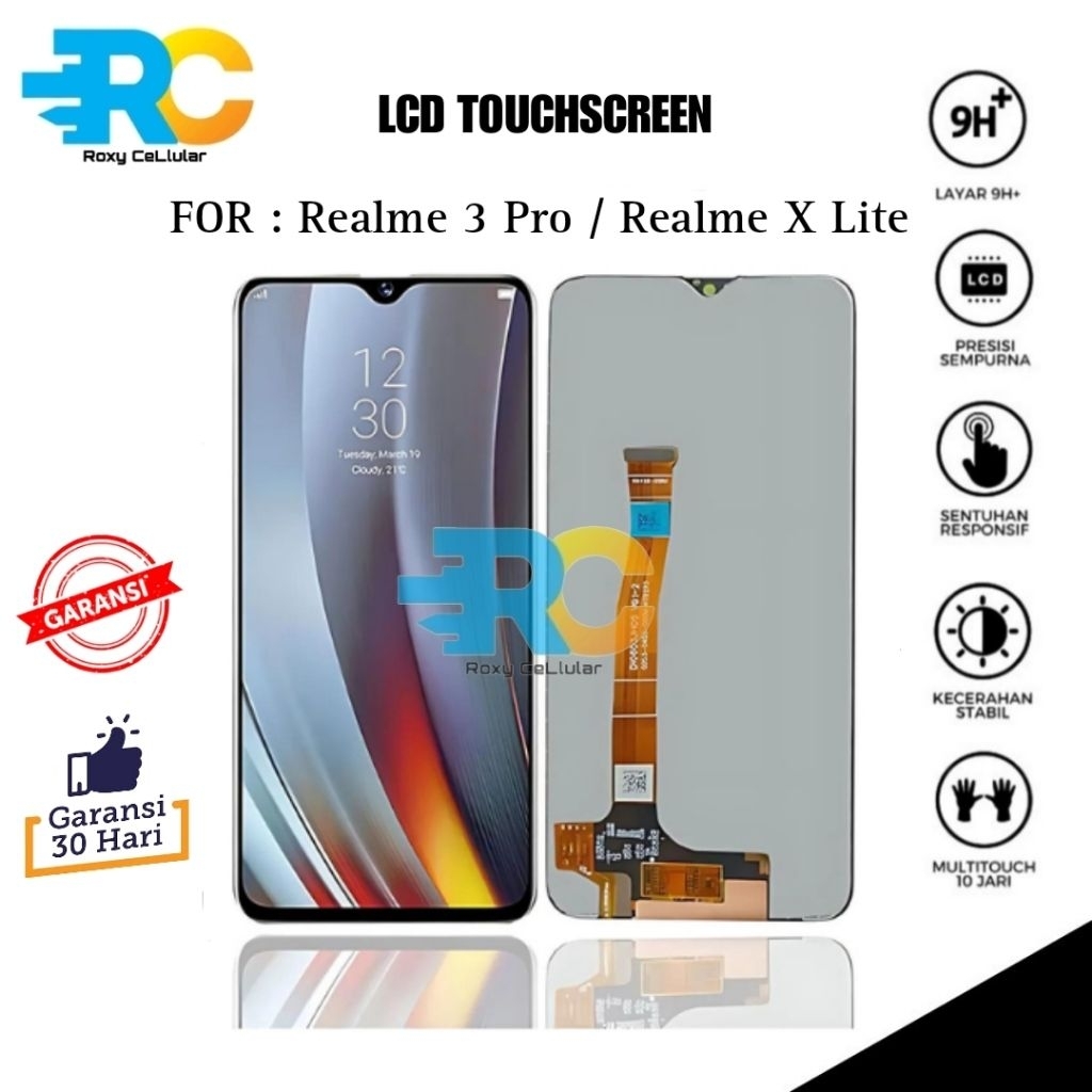 Lcd Touchscreen Realme 3 Pro / Realme X Lite Original Inc Garansi