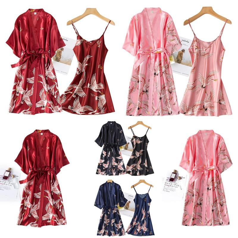 Baju tidur wanita/baju tidur kimono/baju tidur pengantin/kimono/baju tidur Premium satin/piyama wani