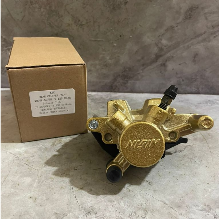 KALIPER KEPALA BABI BELAKANG SUPRA X 125 NISSIN
