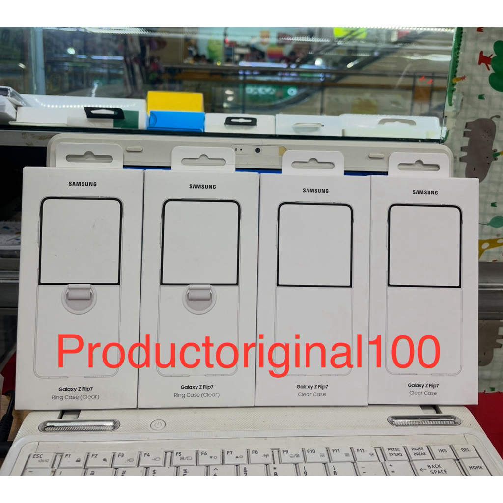 Casing Original Samsung Galaxy Z  Flip7  Z Flip 7 Clear Case With Ring clear case