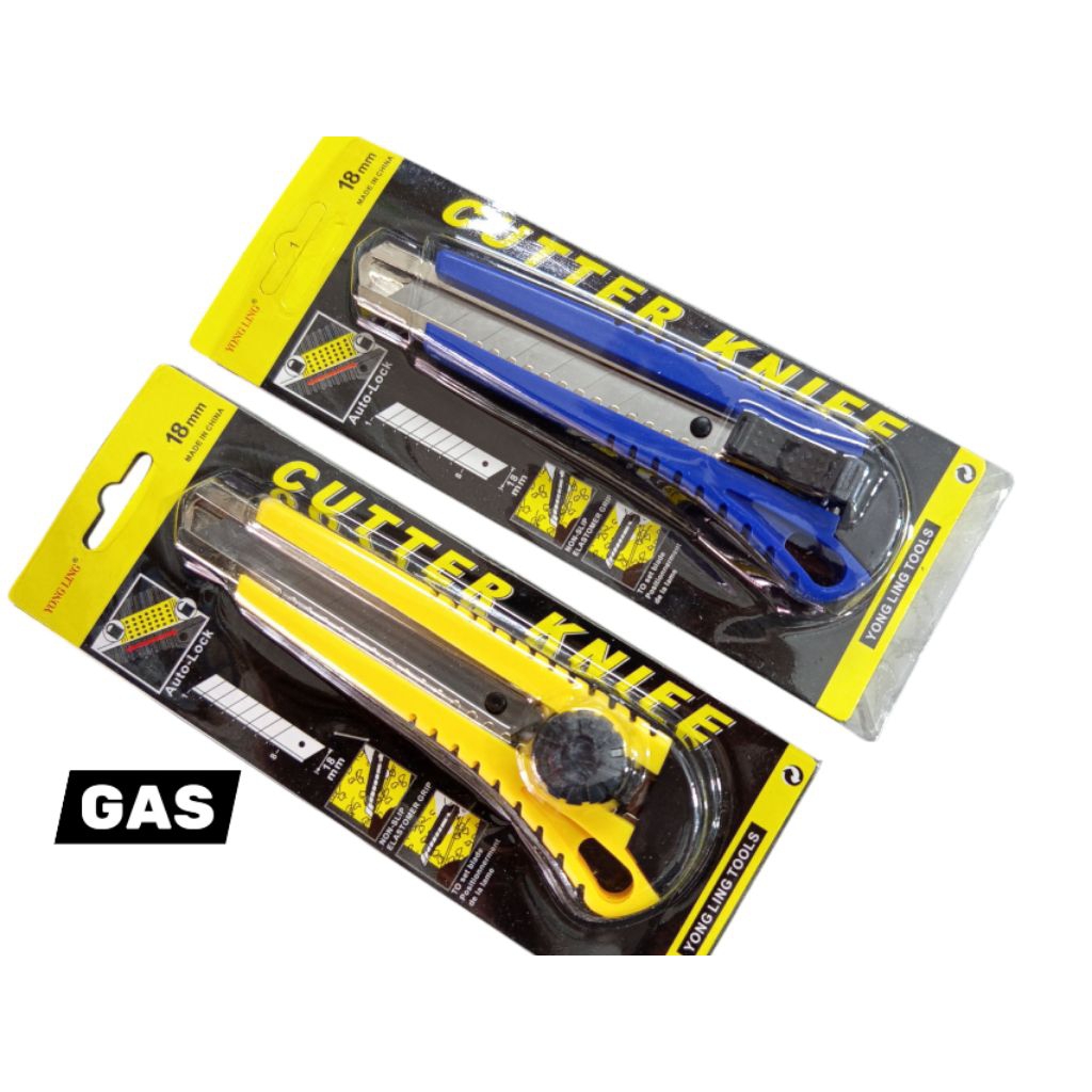 

Pisau Cutter 18MM Cutter Knife warna random