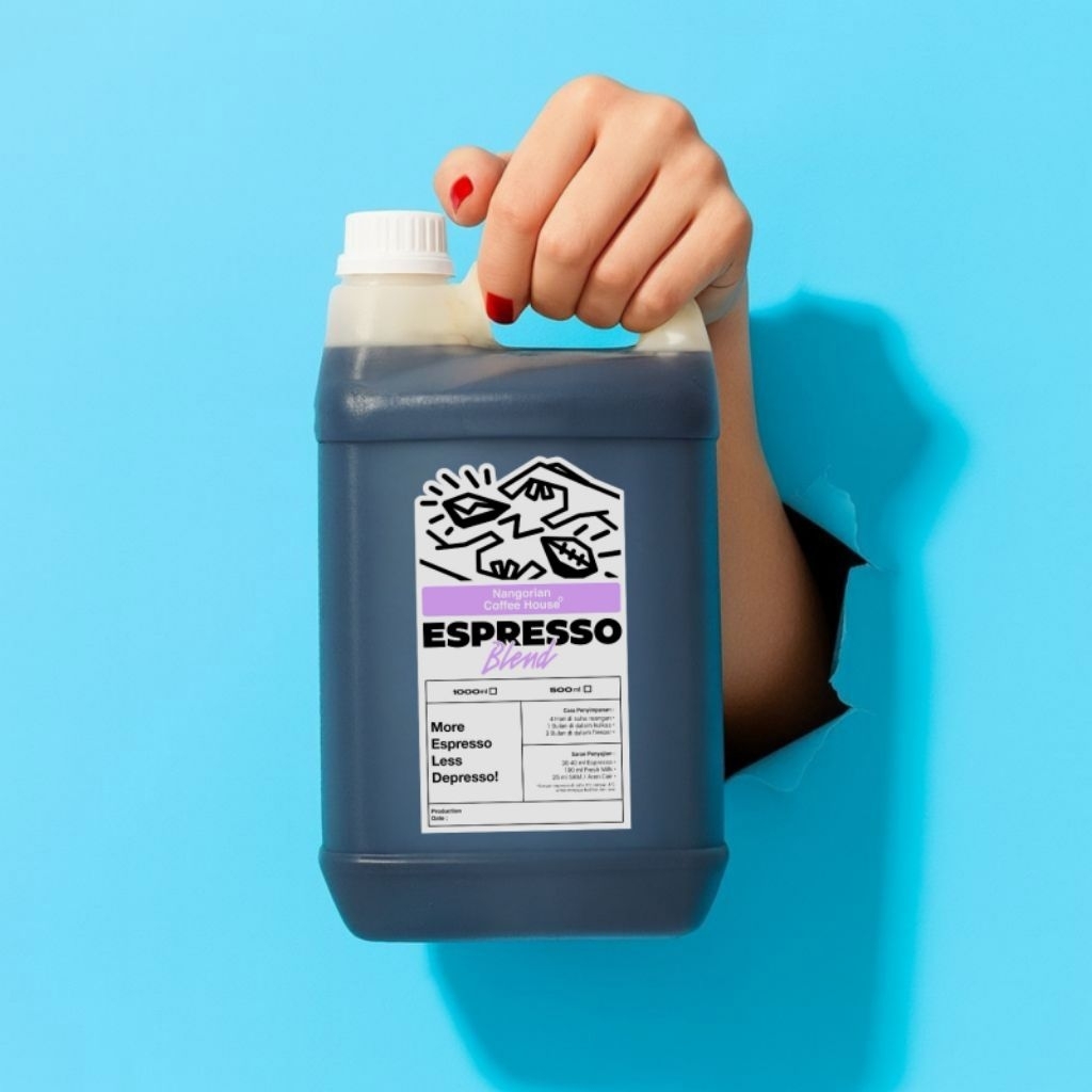 

Espresso Cair Konsentrat Kopi Blend (Arabica & Robusta) 5000 ml