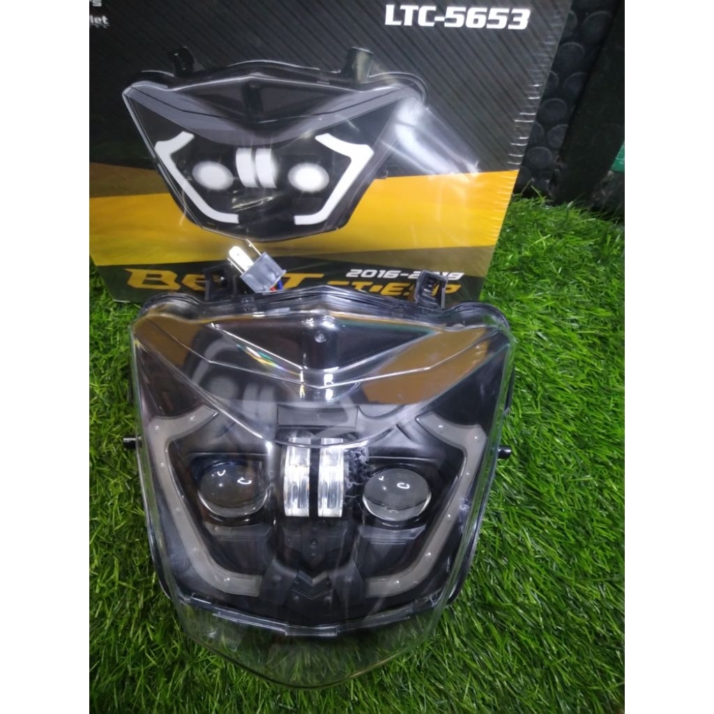 LAMPU DEPAN/HEADLAMP BEAT FI ESP LED 2016-2019 LTC 5653/DAYMAKER LAMPU DEPAN HONDA BEAT ESP LED