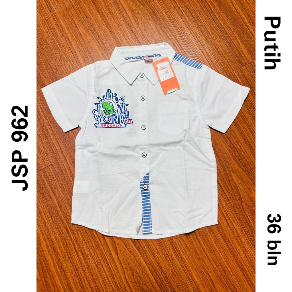 Kemeja anak cowok JSP962 Putih