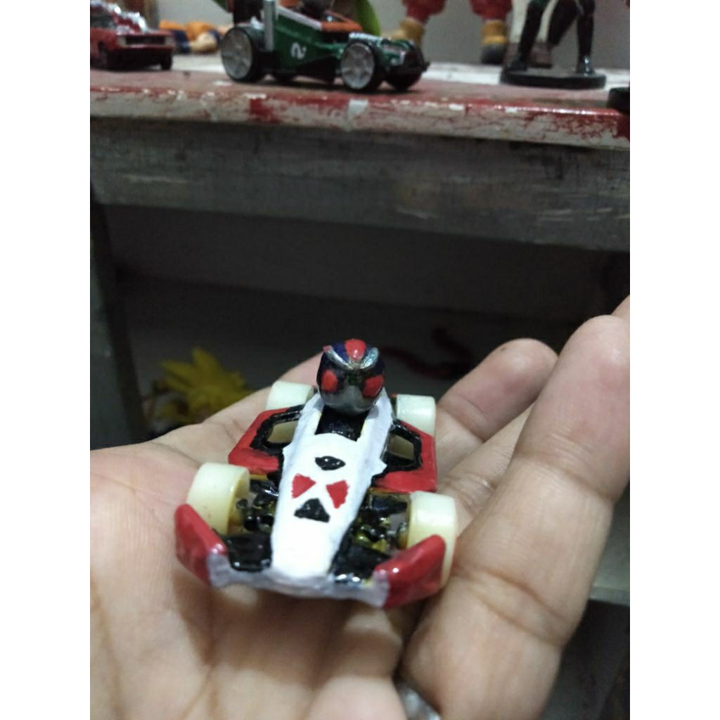 Action figure Kamen Rider bio and Mach Jabber custom repaint
