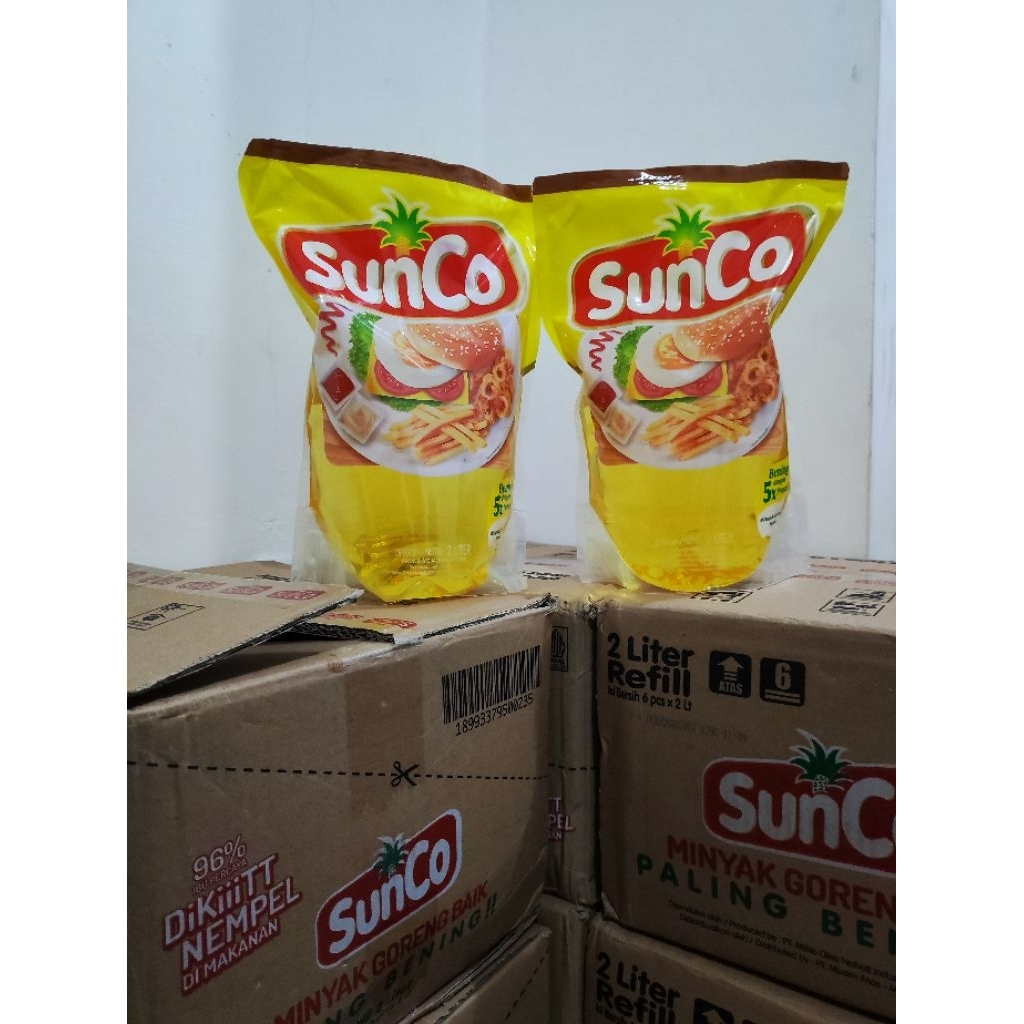 

Sunco Minyak Goreng Sawit pouch 2L , 2 Pcs