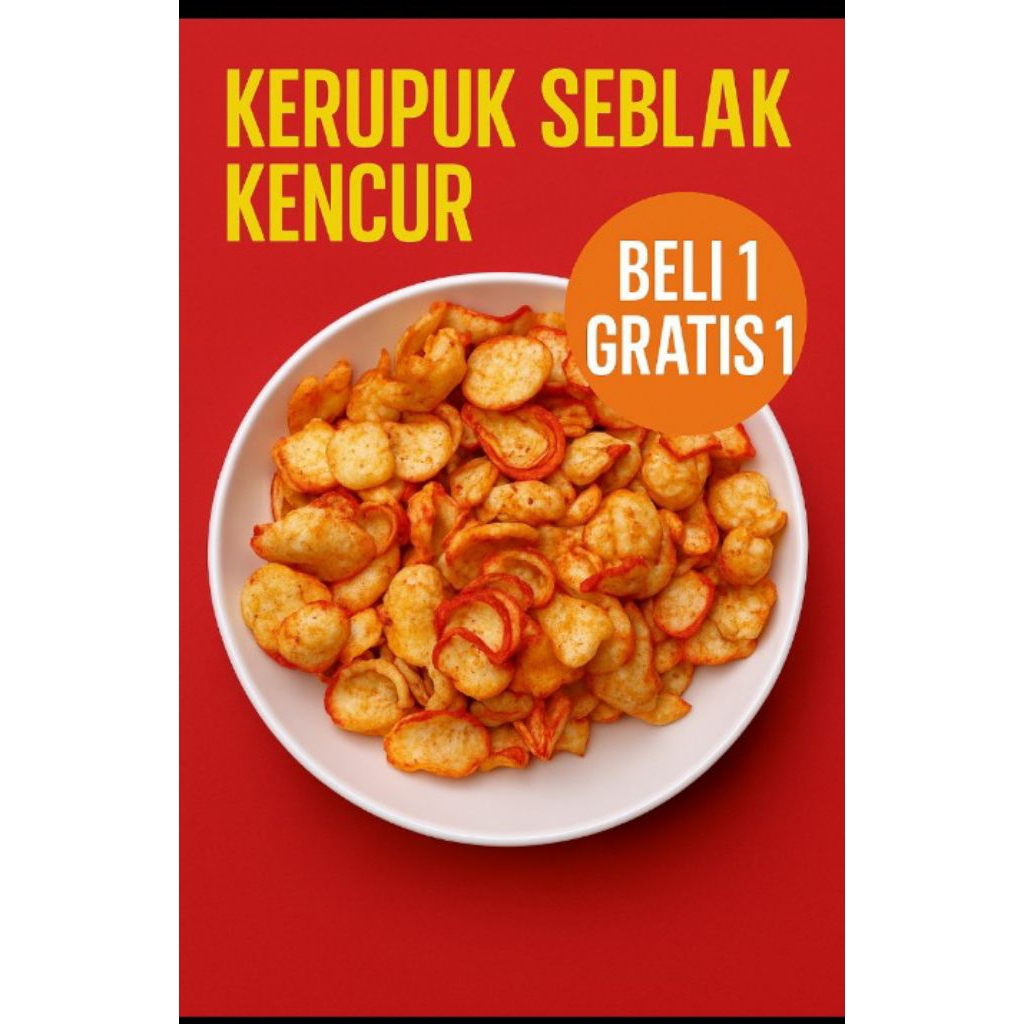 

KERUPUK SEBLAK KERING PEDAS GURIH/SEBLAK KERING MURAH