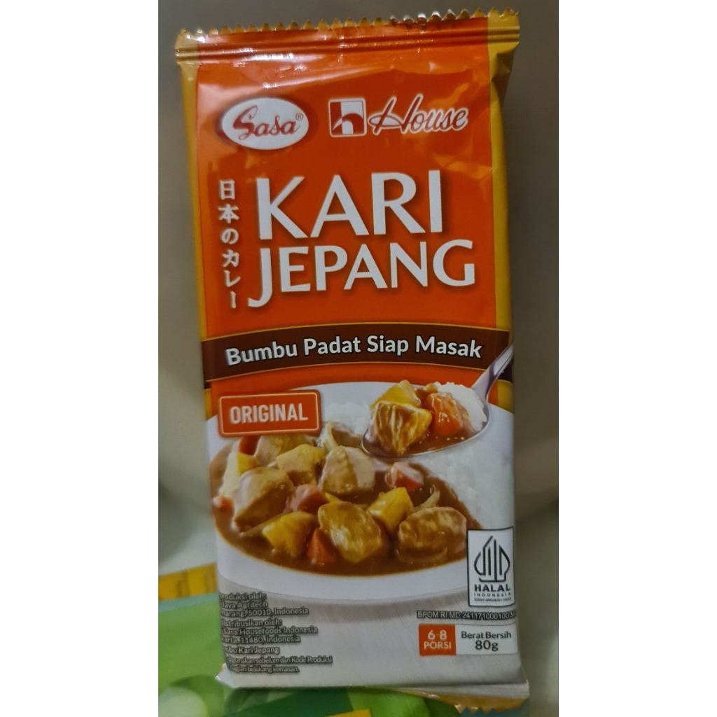 

Sasa House Kari Jepang Bumbu Padat 80gr