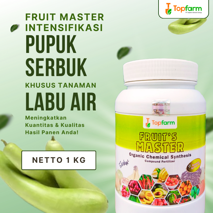 Pupuk Serbuk Topfarm / Pupuk Labu Air / Pupuk Labu Air Panjang / Pupuk Pelebat Labu Air / Pupuk Pemb