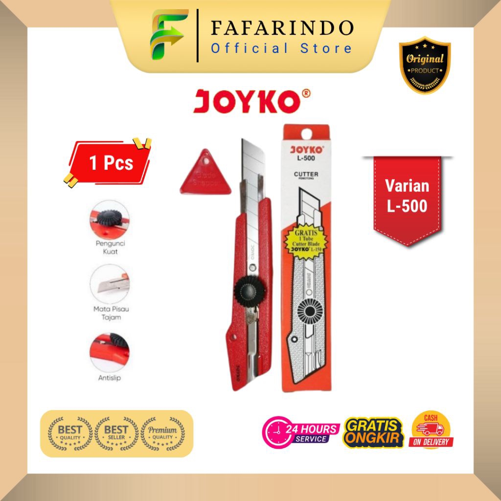 

Cutter Jokyo L-500 / Pisau Cutter / Alat Pemotong