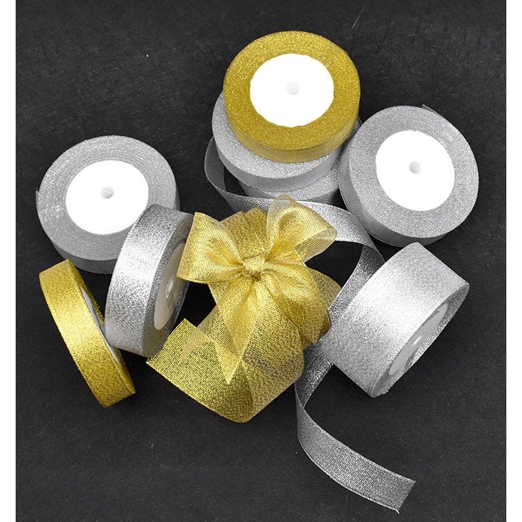 

1 ROLL PITA GLITTER GOLD / SILVER / PITA DUBAI PITA METALIK 2CM 2.5CM