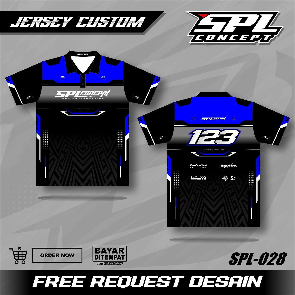 JERSEY RACING Jersey Racing Custom Full Printing Jersey Balap Racing Kaos Jersey Custom Team Racing