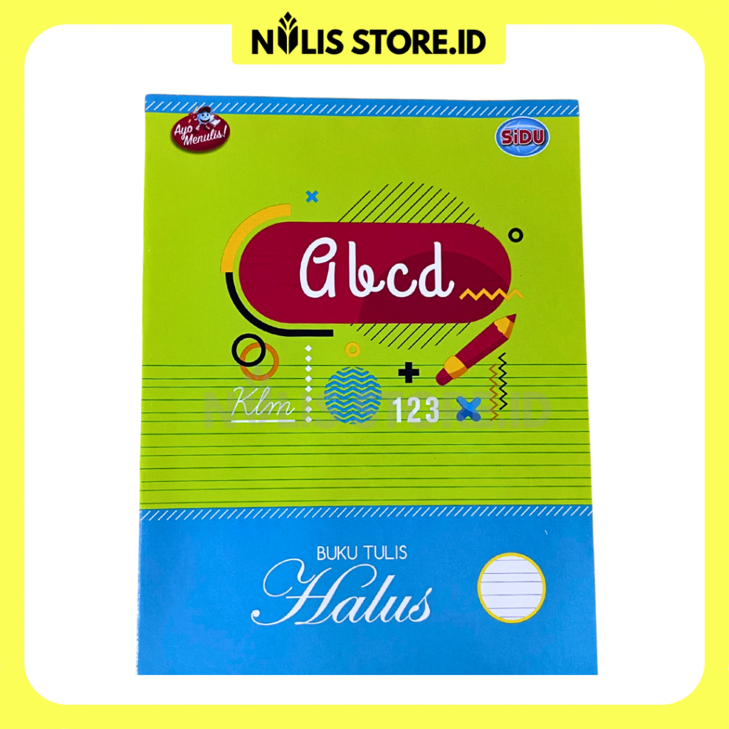 

Buku Tulis halus kasar SIDU 38 lembar- buku tulis tegak bersambung ukuran standar