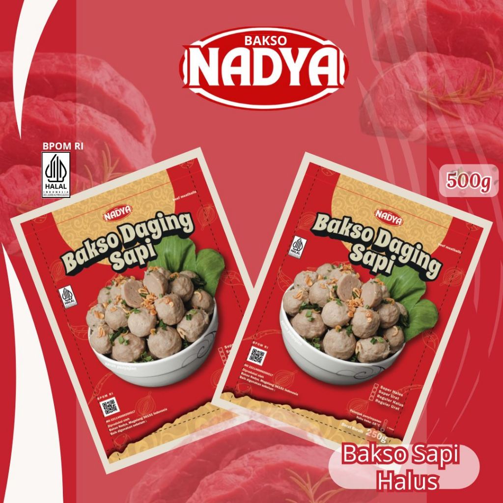 

Bakso Daging Sapi Super Varian Halus BPOM HALAL