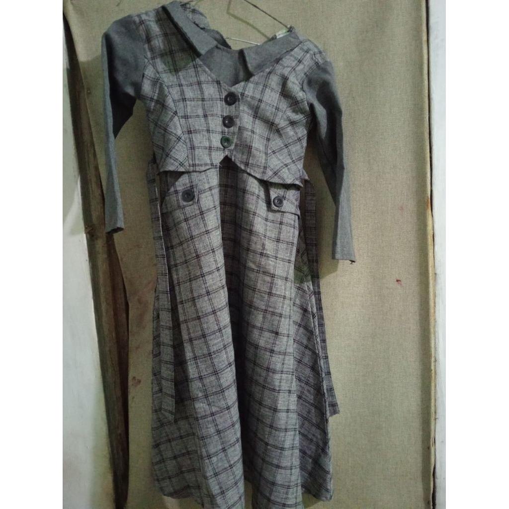 gamis anak umur 10 tahun ootd//preloved