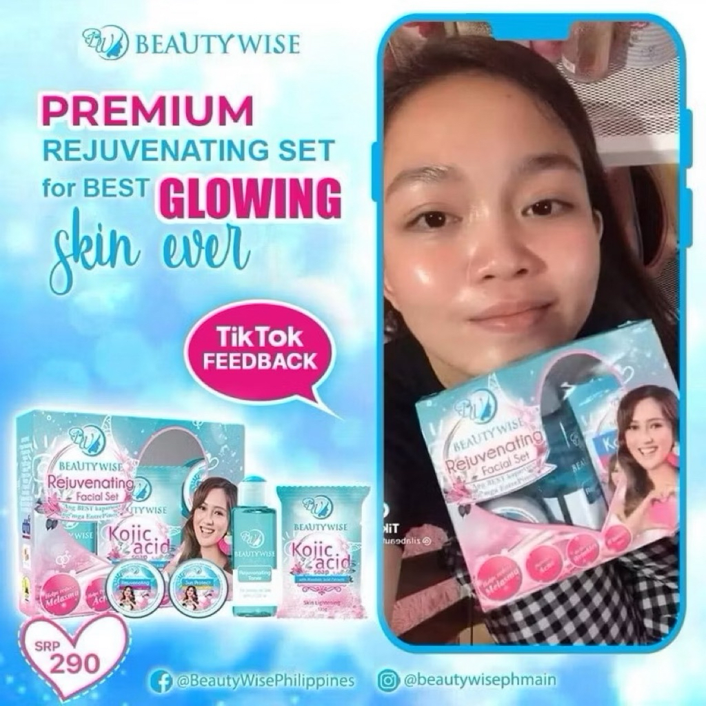 TERLARIS Paket ECER BeautyWise Beauty Wise Original Ori Asli 4in1 Lengkap Skincare Rejuvenating Day 