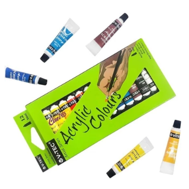 

V-tec Acrylic Paint Set 12 Warna 6 Ml Cat Akrilik