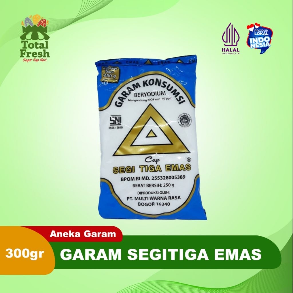 

Garam Segitiga Emas 250 gram