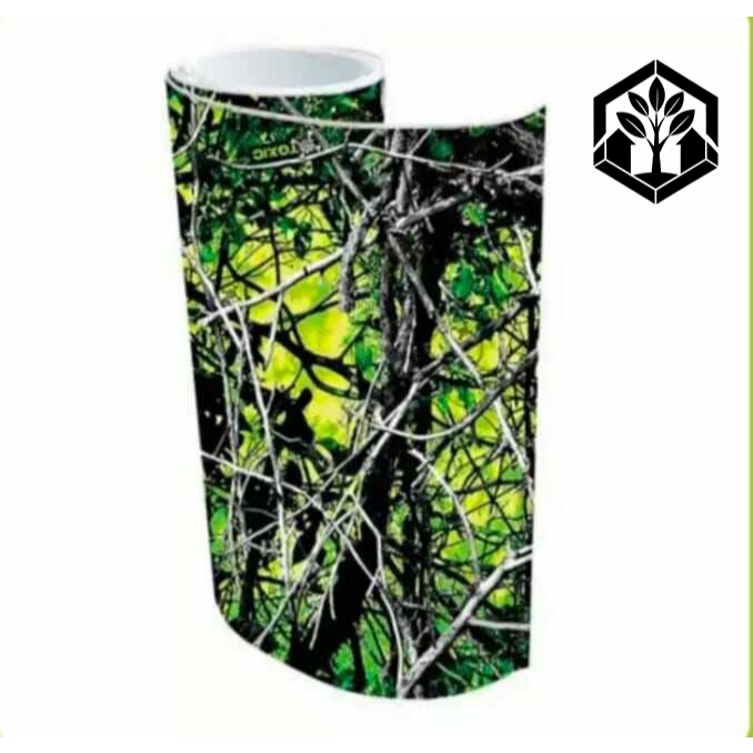 

Stiker camo 50x50cm Moonshine Hijau
