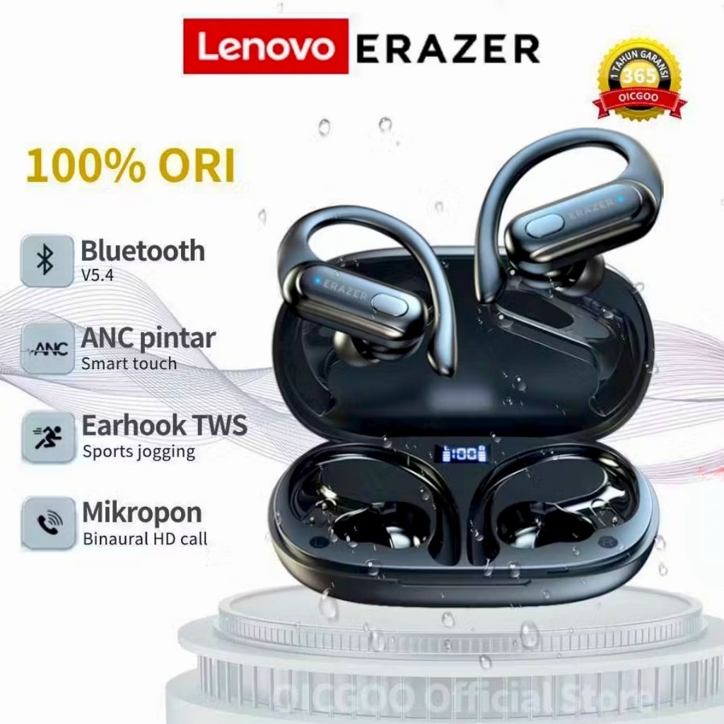 Headset TWS Sport Lenovo XT60 Pro Waterproof