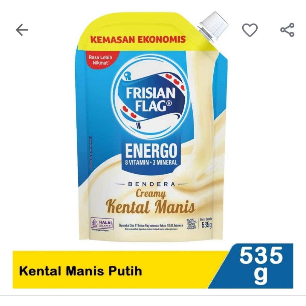

Frisian Flag kental Manis putih
