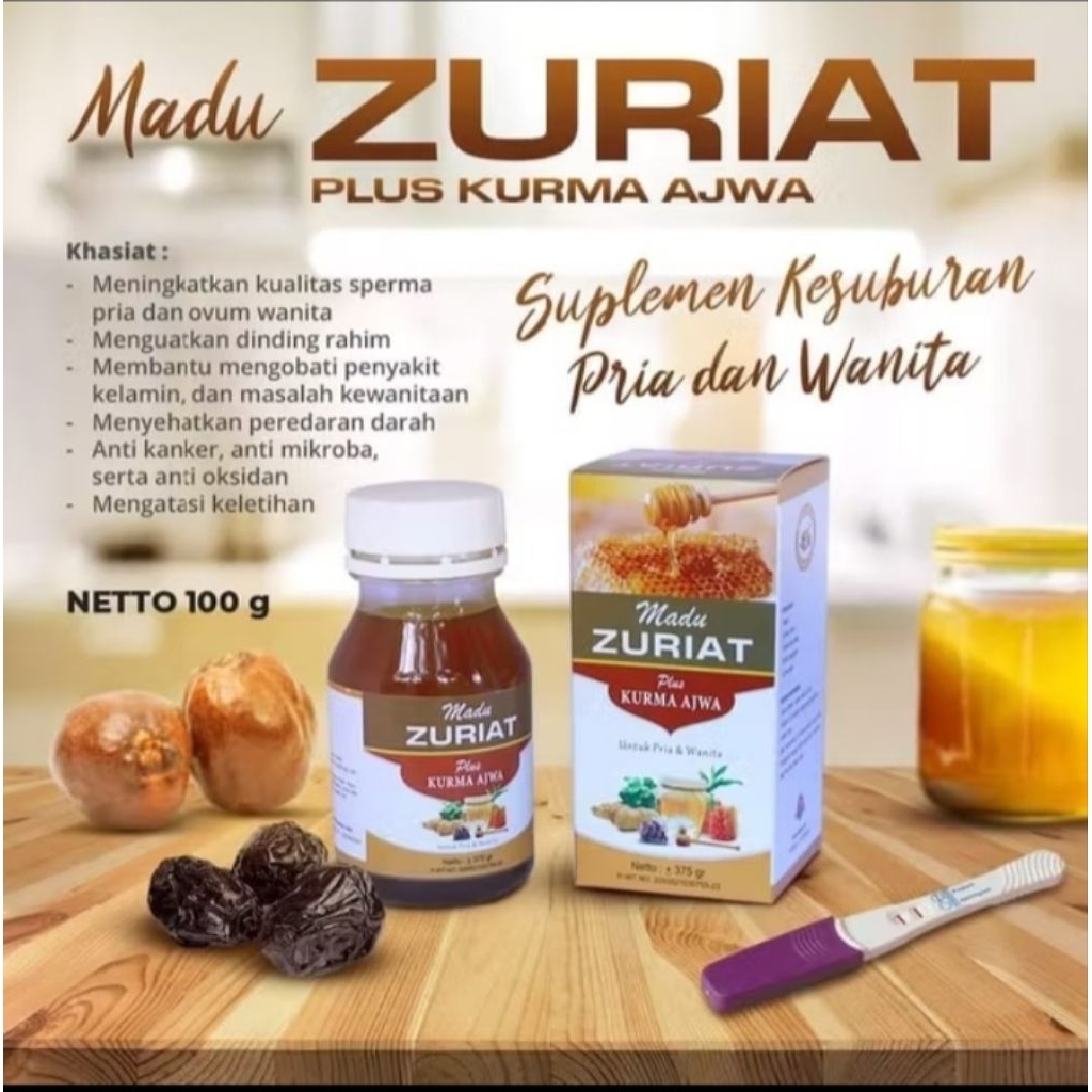 

MADU ZURIAT PLUS KURMA AJWA UNTUK PROGRAM HAMIL WANITA DAN PRIA