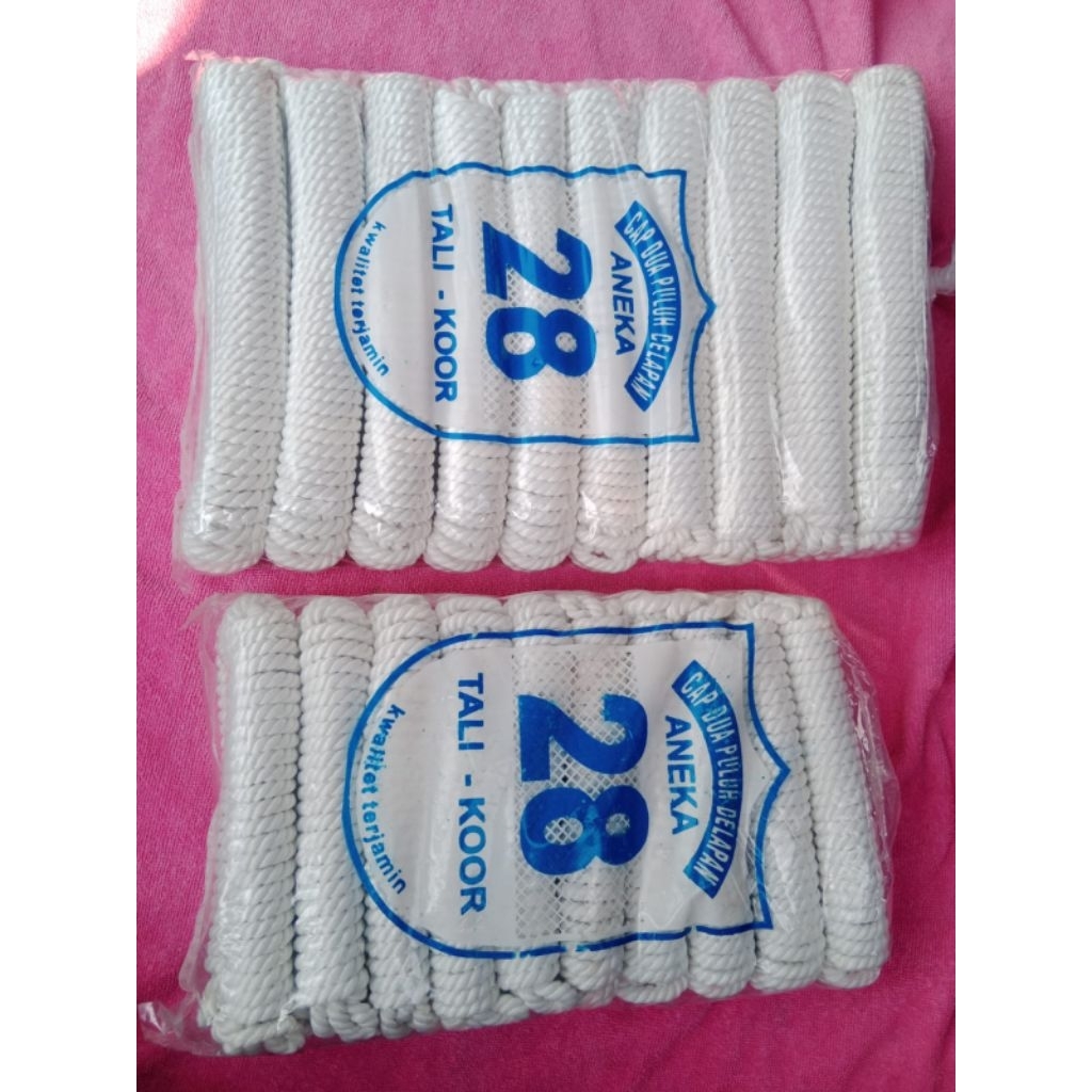 

tali pramuka marlon 1 pack isi 10 biji panjang 5 meter dan 10 meter