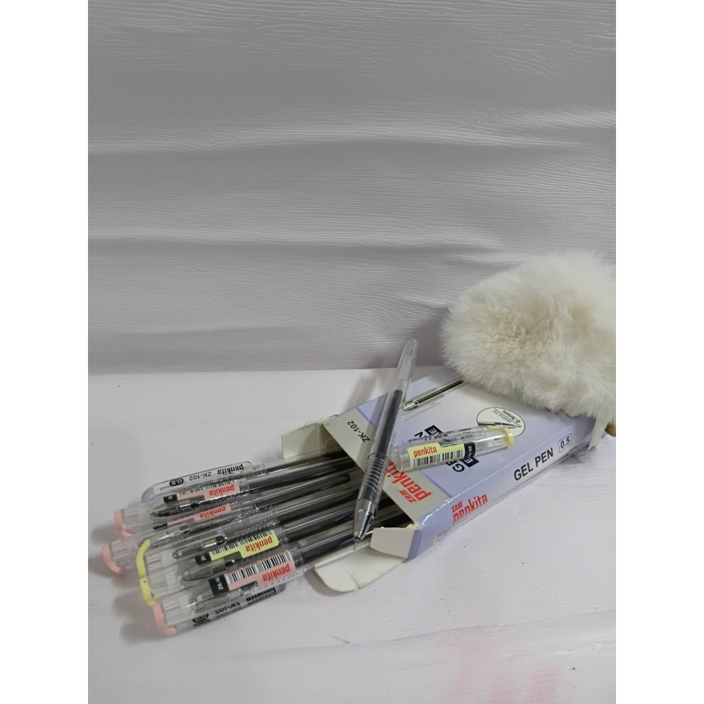 

PENKITA GEL PEN (isi 12 /kotak)/PULPEN MATA JARUM 0,5mm /ZRM ZK-102