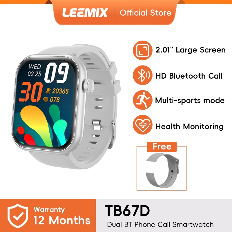 Leemix Smartwatch TB67D | Hi-Fi Sound Music  | DIY Wallpaper| Bluetooth Call