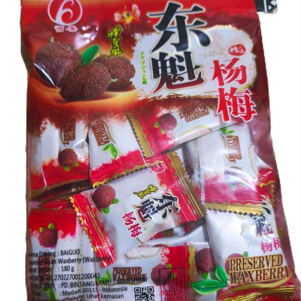 

MANISAN BUAH WAXBERRY IMPOR 180 GRAM