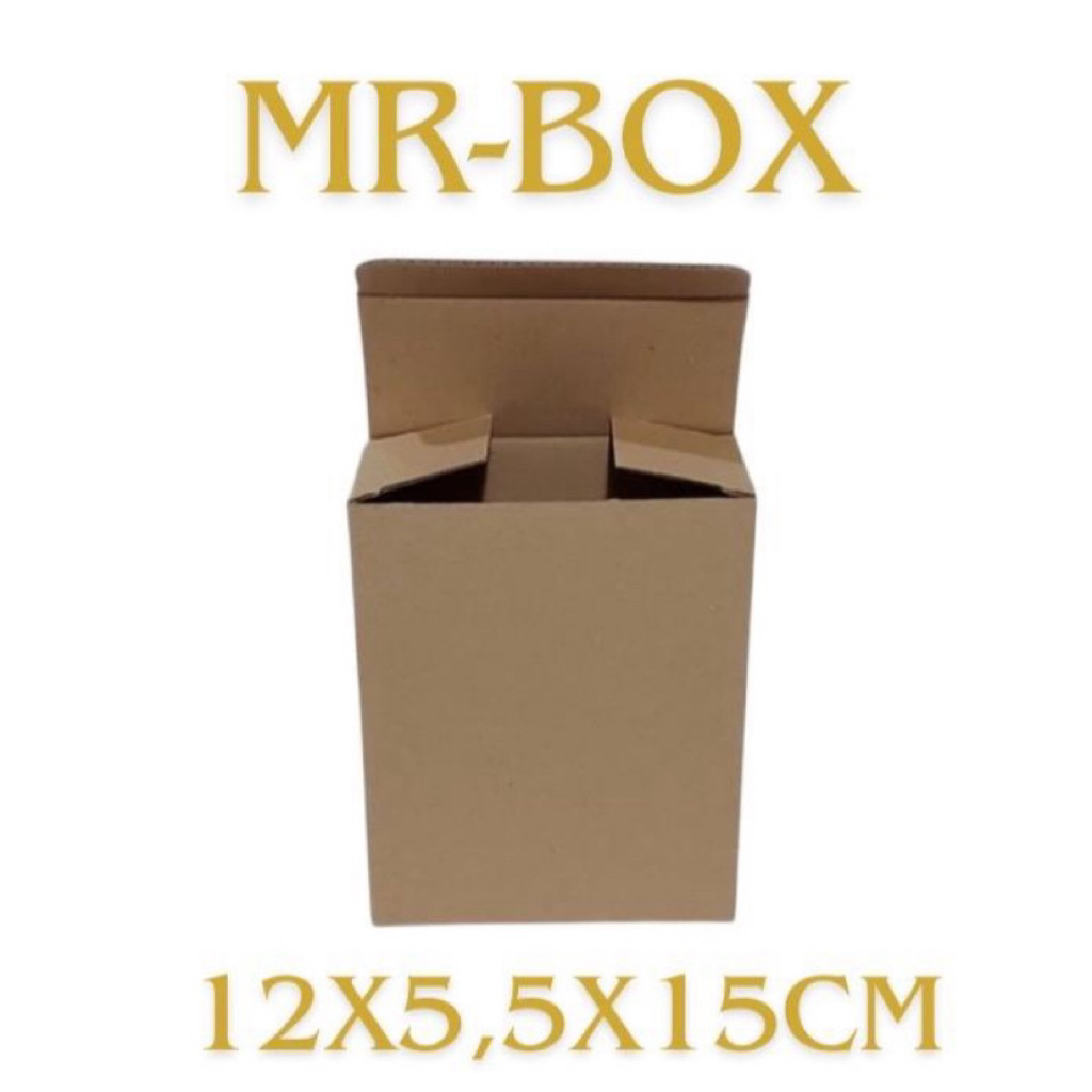 

Kardus karton polos uk. 12x5,5x15 cm - box kotak model DIE CUT BOTOL