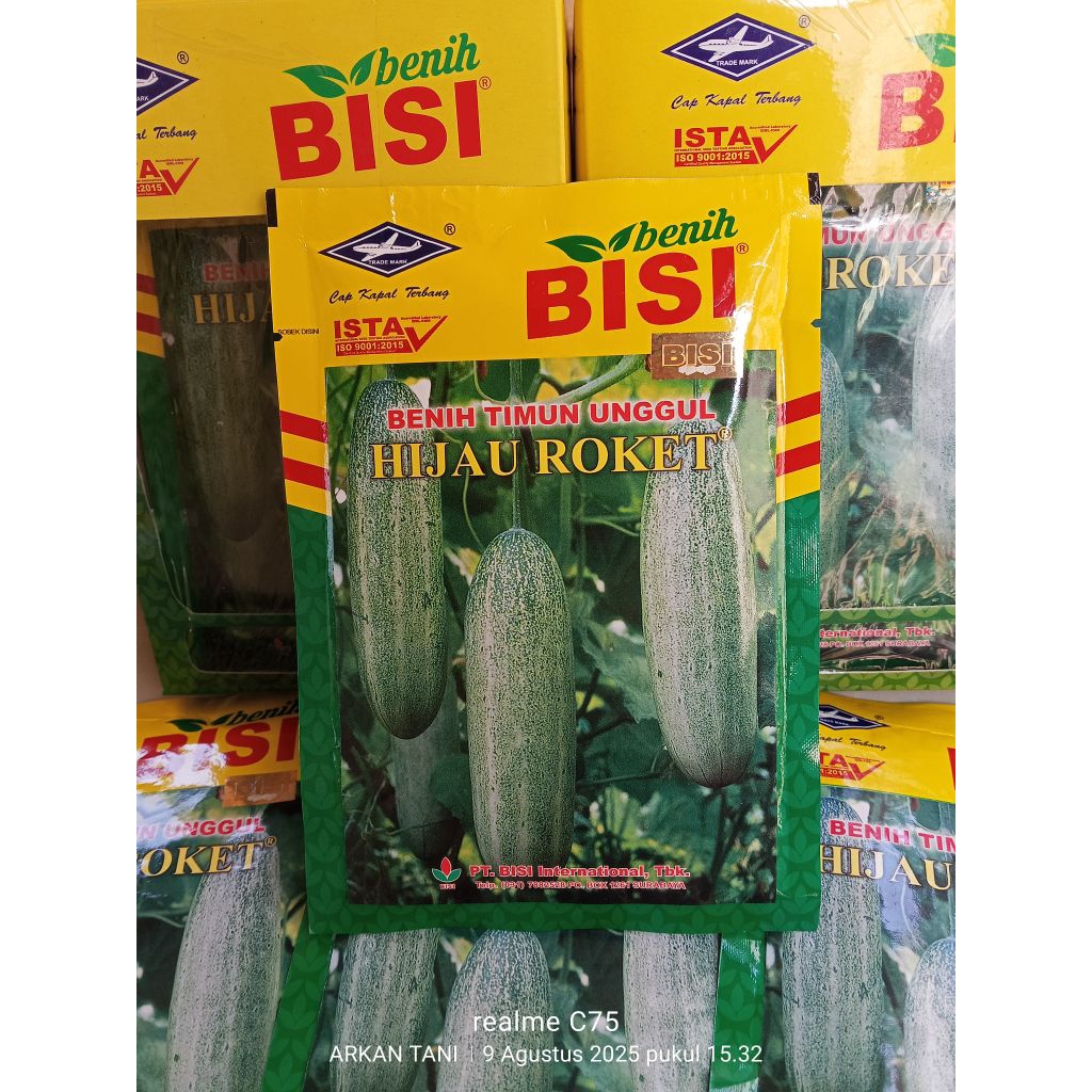 BENIH TIMUN UNGGUL HIJAU ROKET 50 GRAM - CAP KAPAL TERBANG
