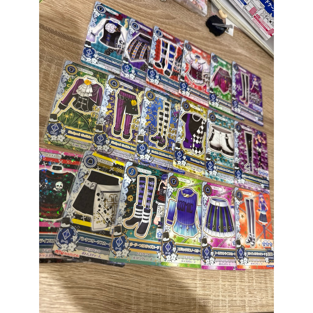 Aikatsu Cool Type kartu Set ENG & JPN VER Yurika Sumire Loli Gothic