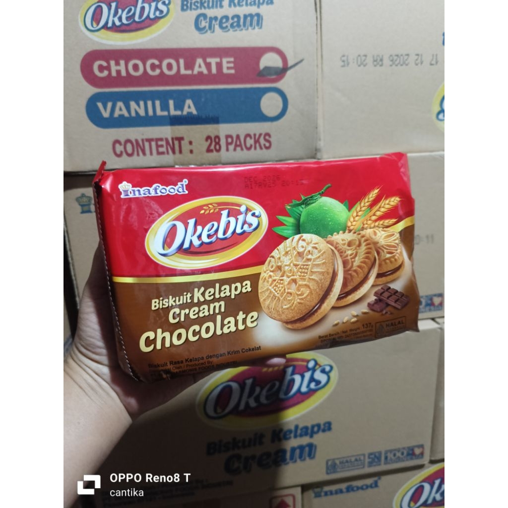 

BISCUIT OKEBIS INAFOOD 137g (sekarton isi 28 pcs)
